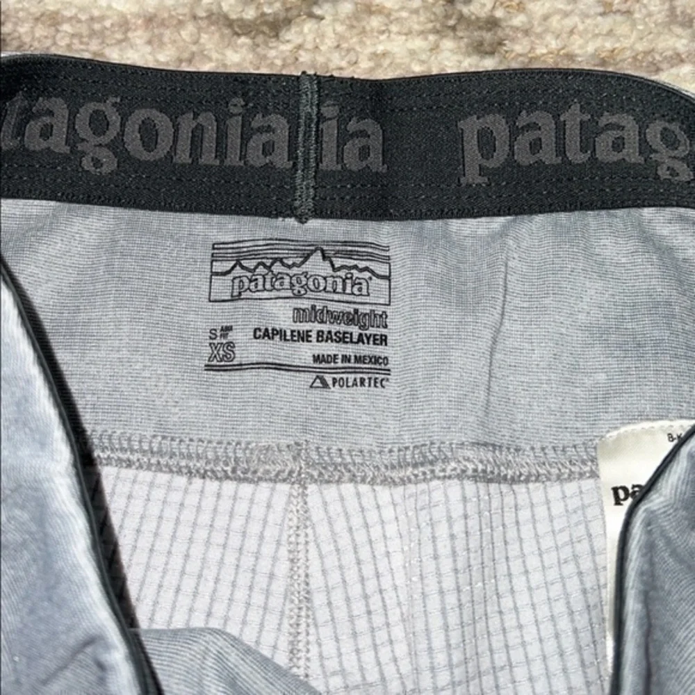 Patagonia Capilene Grey‎ Midweight Baselayer Leggings XS